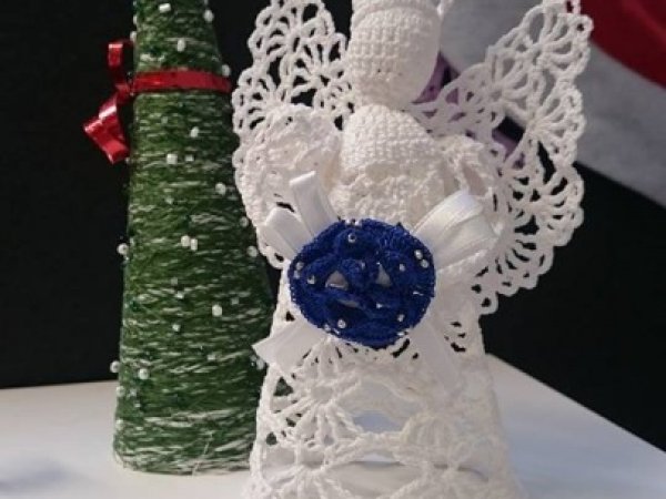 Crochet Christmas Angel - Lace