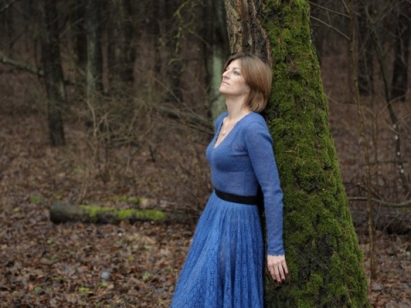 megzta moherinė suknelė "Indigo dream" 1