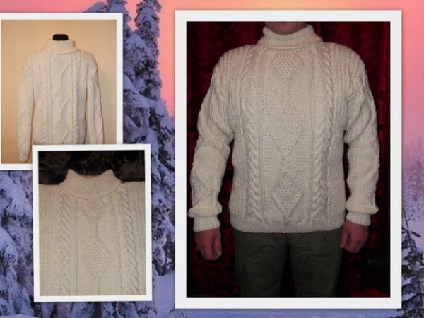 Male jumper ,,White " 3