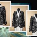 Blouse ,,Black pearl " - Sweaters & jackets - needlework