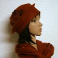 Hat and scarf ,,Terracotta,, - Kits - felting