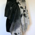 Scarf  December - Wraps & cloaks - felting