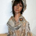 Scarf ``Winter bends`` - Kits - felting