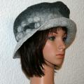 Hat ,,Gray,, - Hats - felting