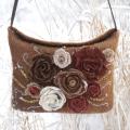 Felted handbag "Rose Garden" - Handbags & wallets - felting