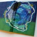 Schedule book/notebook "Green-blue" - Notebooks - felting