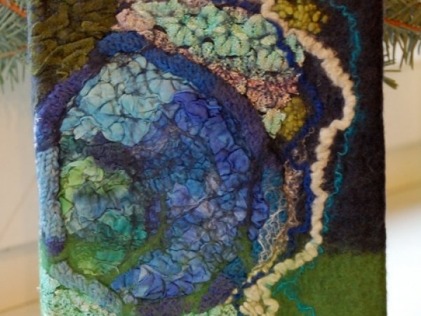 Veltas darbo kalendorius "Žalia-mėlyna" 2