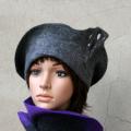 Hat ,,Purple dusk ,, - Hats - felting