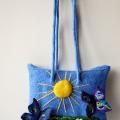 Felted handbag "Butterflies" - Handbags & wallets - felting