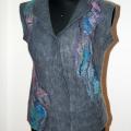 Vest   Saffron - Blouses & jackets - felting