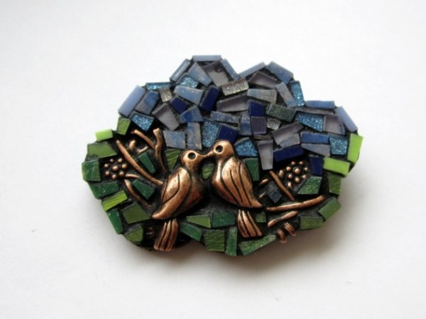 Sagė "Paukštelis..." - Brooches