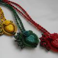 Soutache charms "Hearts" - Soutache - making