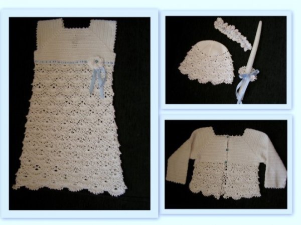 Krikštynų komplektukas - Baptism clothes