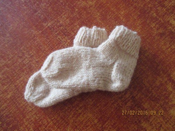 Vilnos kojinytės naujagimiui - Socks