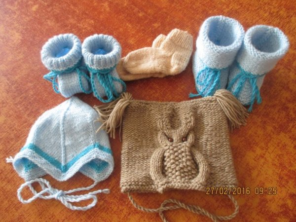 Komplektukas naujagimiui palankynoms - Children clothes