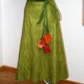 Skrit    Tulpin flowers  - Skirts - felting