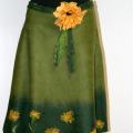 Skirt  ,,DANDELIONS   MEAD,, - Skirts - felting