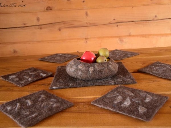 Servetelės ir krepšelis - Tablecloths & napkins
