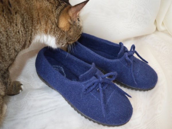 Mėlyni. - Shoes & slippers