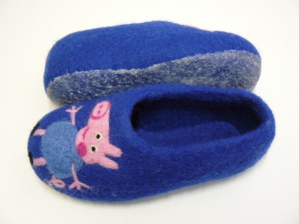 Veltos šlepetės vaikams " Peppa Ping" 2