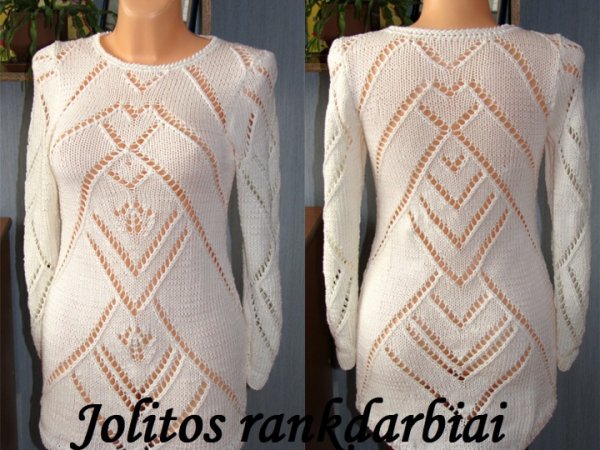 Balta ažūrinė palaidinė - Blouses & jackets