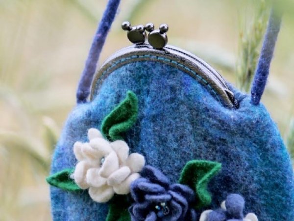 Velta rankinė "Mėlynas ridikulis" - Handbags & wallets