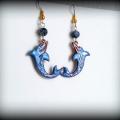 Earrings dolphins - Metal products - making