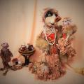Crochet mouse rat - Secret Lady Dwarf Dollmaker with dolls / poseable art doll - Dolls & toys - making