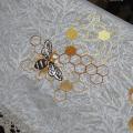  Linen tablecloth - for beekeeper - For interior - sewing