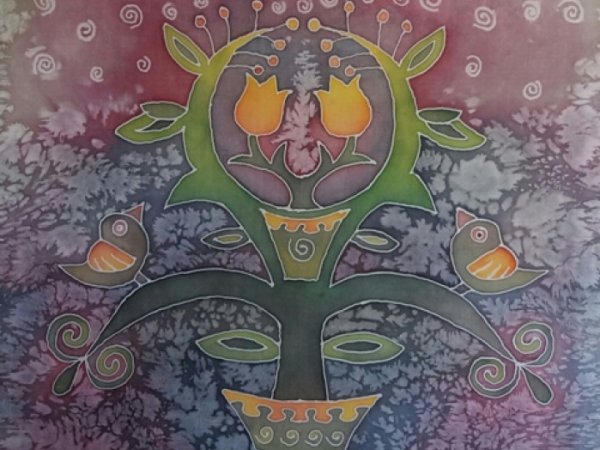 TULPIŲ ŽYDĖJIMAS - Serigraphy