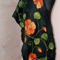 Scarf   Nasturtium - Scarves & shawls - felting