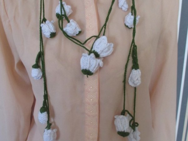 Nertas kaklo papuošalas - Necklace