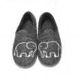 Felted slippers with elephant - Shoes & slippers - felting