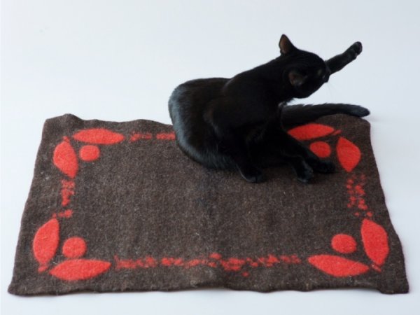 Veltas kilimėlis / Sheep wool Cat-pet mats - For pets