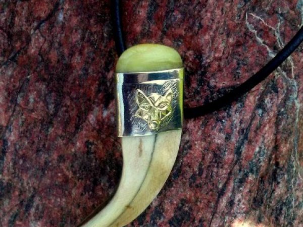 Pendant with a wolf 2