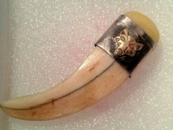 Pendant with a wolf 3