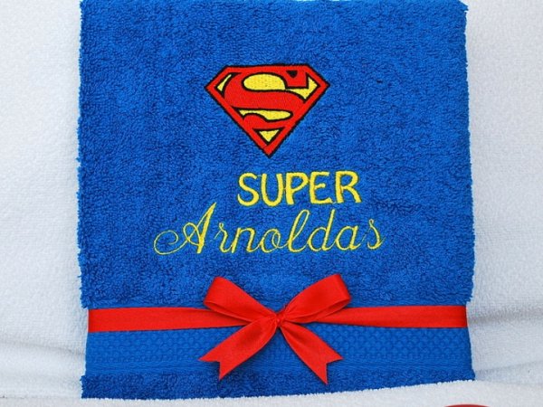 Vardinis rankšluostis - Super! 1