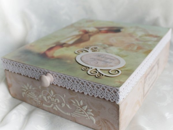 Baby memory box - Decoupage