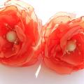 Peach Flowers - Accessory - sewing