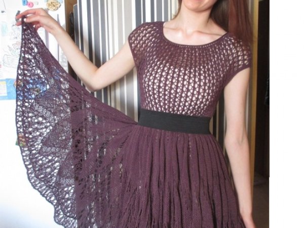 Megzta medvilninė suknia - Dresses