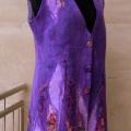 The vest-tunic PURPLE EVENIG - Blouses & jackets - felting