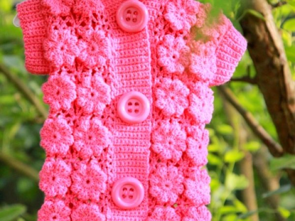 Nerta liemenė iš gėlyčių - Sweaters & jackets