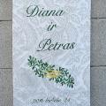 Linen towel for wedding day - For interior - sewing