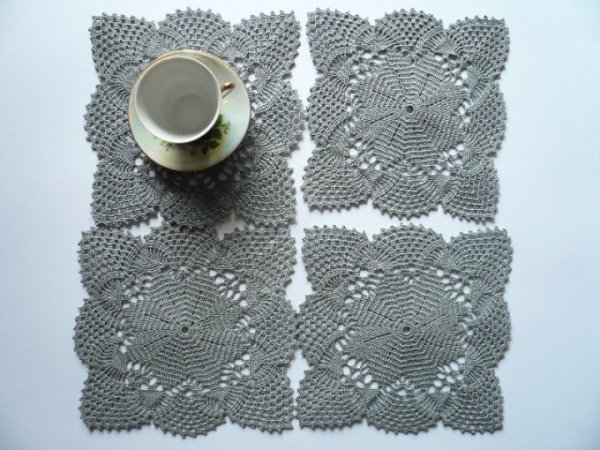 GP-514 Nertos pilkos servetėlės - Tablecloths & napkins