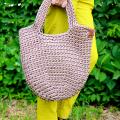 Crocheted handbag for everyday, size M. - Handbags & wallets - needlework