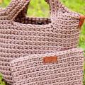 Crocheted handbag for everyday, size M. - Handbags & wallets - needlework
