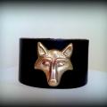 Bracelet leather, wolf - Metal products - making