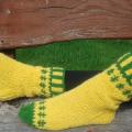 Bright wool socks - Socks - knitwork