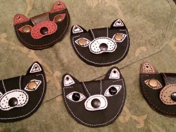 vaikiskos pinigines - Leather articles