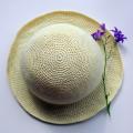 Summer cloche crochet hat / cotton / Light yellow / Elegant / Lady-like - Hats  - needlework